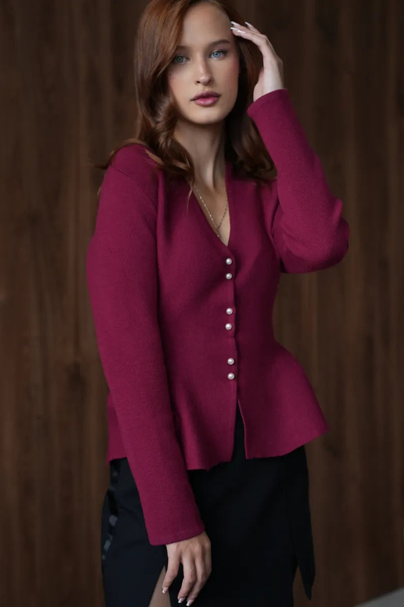 Beautifully Finished Cardigan in a Timeless Design