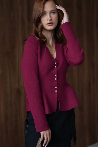 Beautifully Finished Cardigan in a Timeless Design