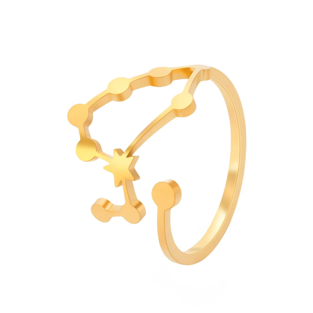 Zodiac Star Sign Rings