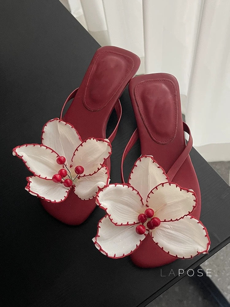 A Vintage Style Sandals with Delicate Timeless Details