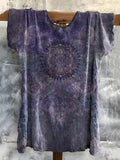 Comstylish Women's Hippie Print V-neck T-shirt