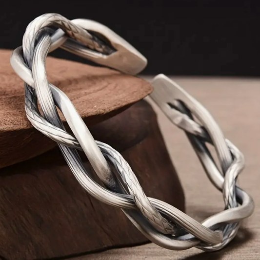 Braided Silver Bracelet