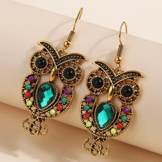 Owl Colorful Earrings