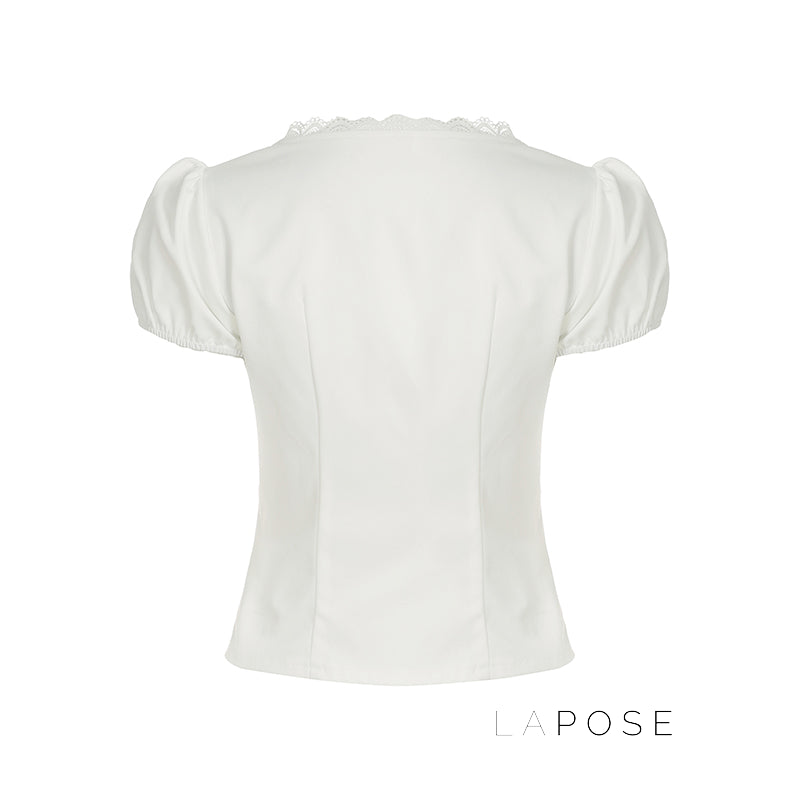 A Vintage Style Top with Delicate Timeless Details