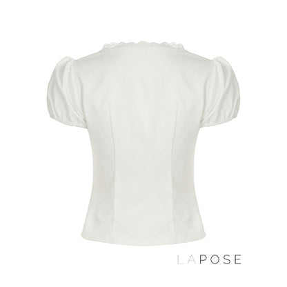 A Vintage Style Top with Delicate Timeless Details