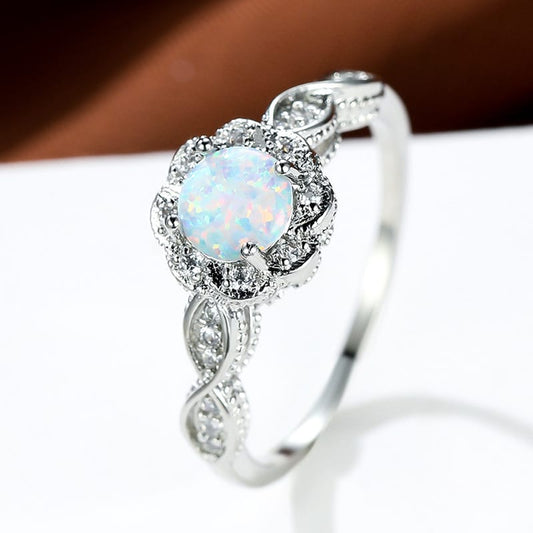 Magical Flower Opal Ring