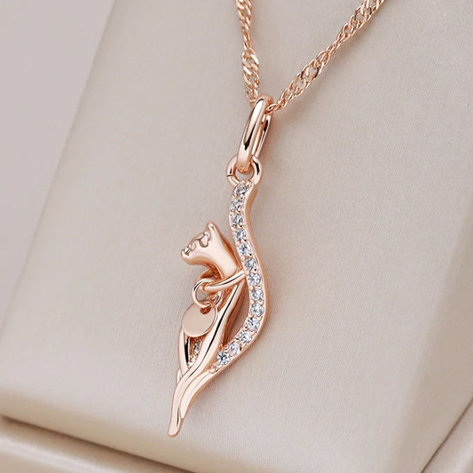 Bright Kitten Necklace