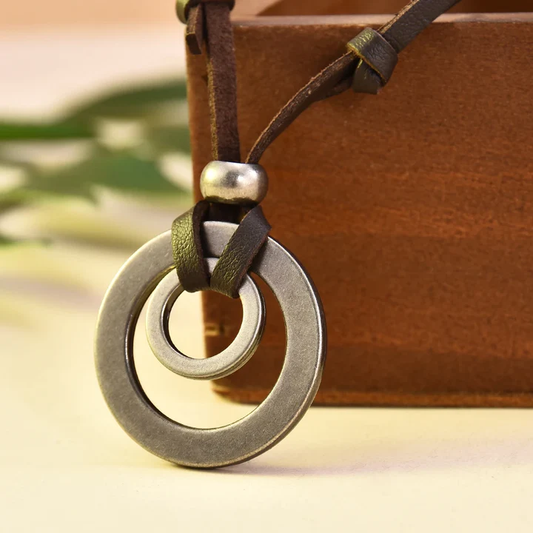 Silver Circles Necklace