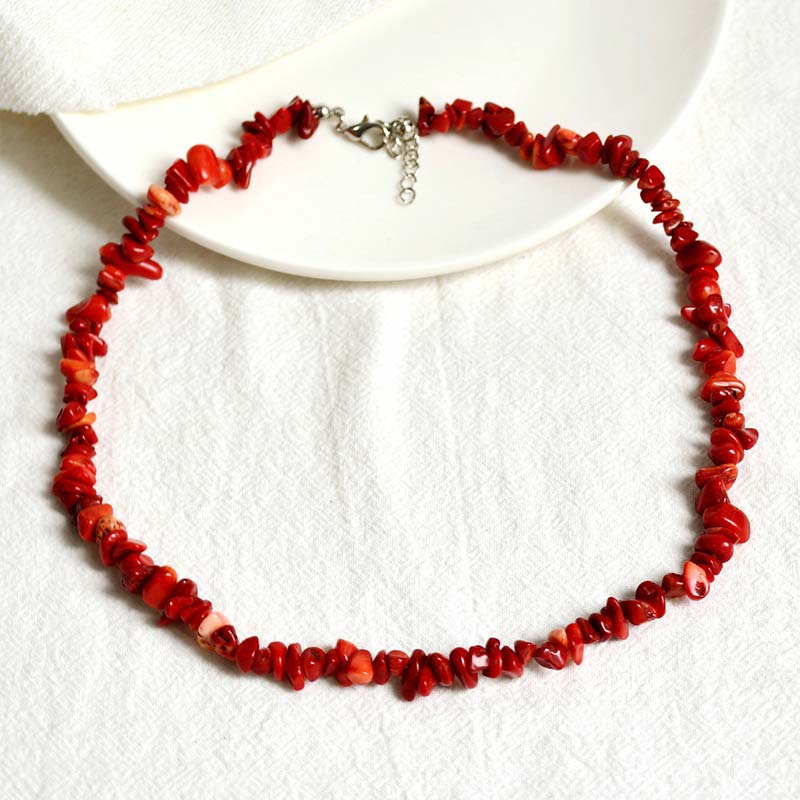Spiritual Luck Necklace With Natural Crystal Stones