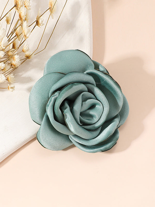 Color Three-dimensional Flower Brooch Accessories