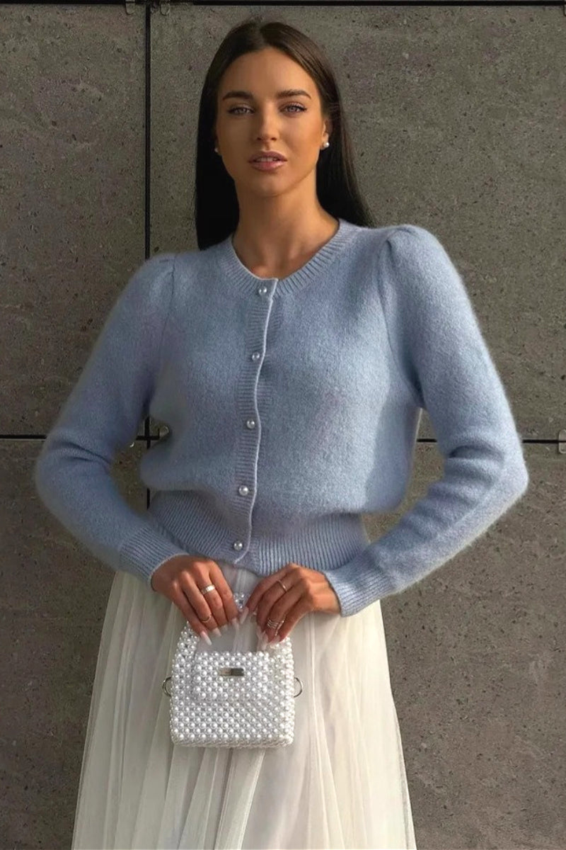 Classic Vintage Cardigan with a Flattering Fit