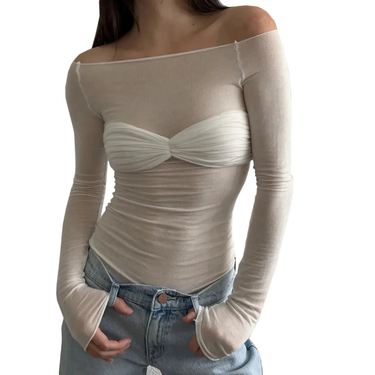 Well Tailored Top with a Graceful Silhouette