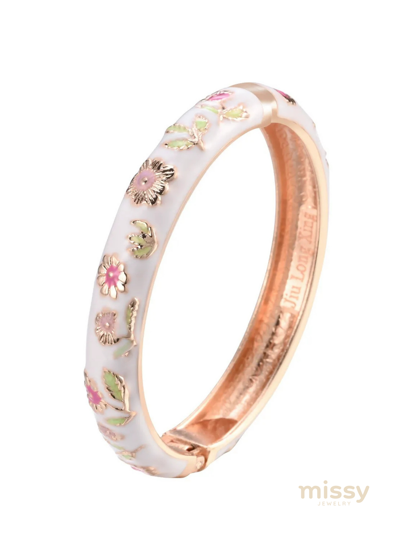 Sansa White Bangle