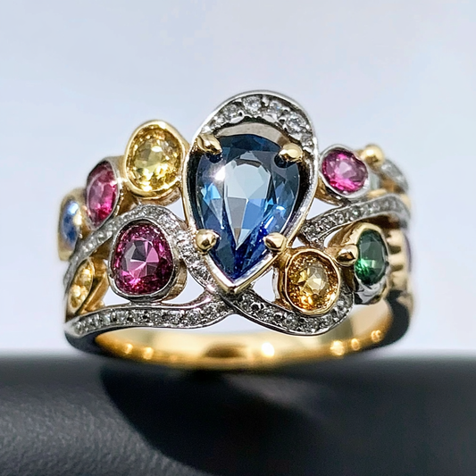 Colorful Stones Ring