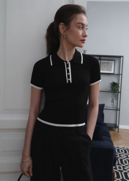 Well Tailored Top with a Graceful Silhouette