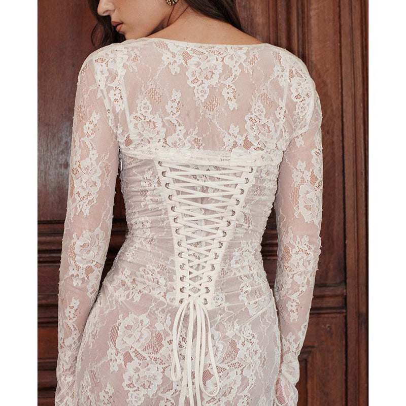 A Vintage Style Dress with Delicate Timeless Details