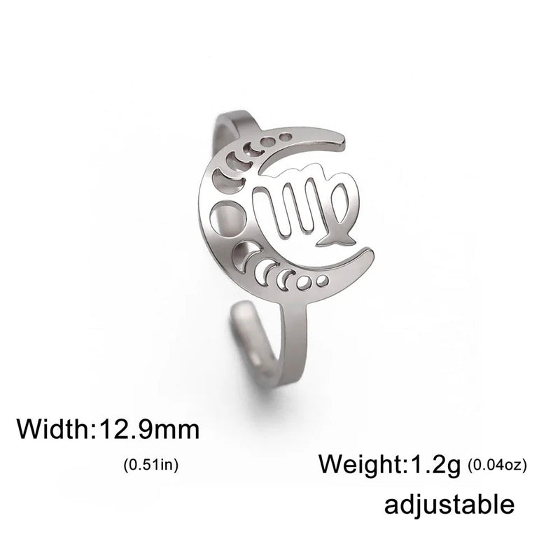 Moonlit Constellation Rings