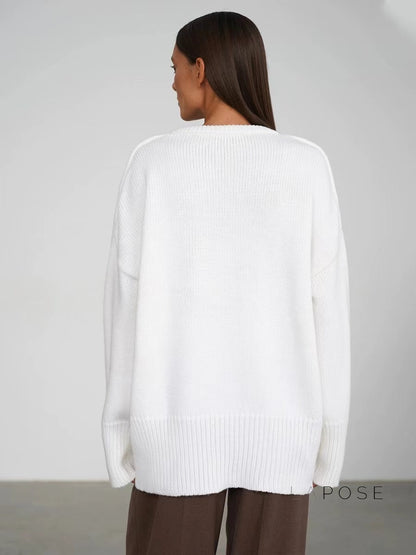 Beautifully Finished Sweater in a Timeless Design