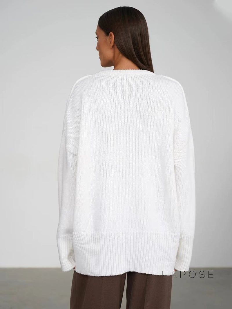 Beautifully Finished Sweater in a Timeless Design