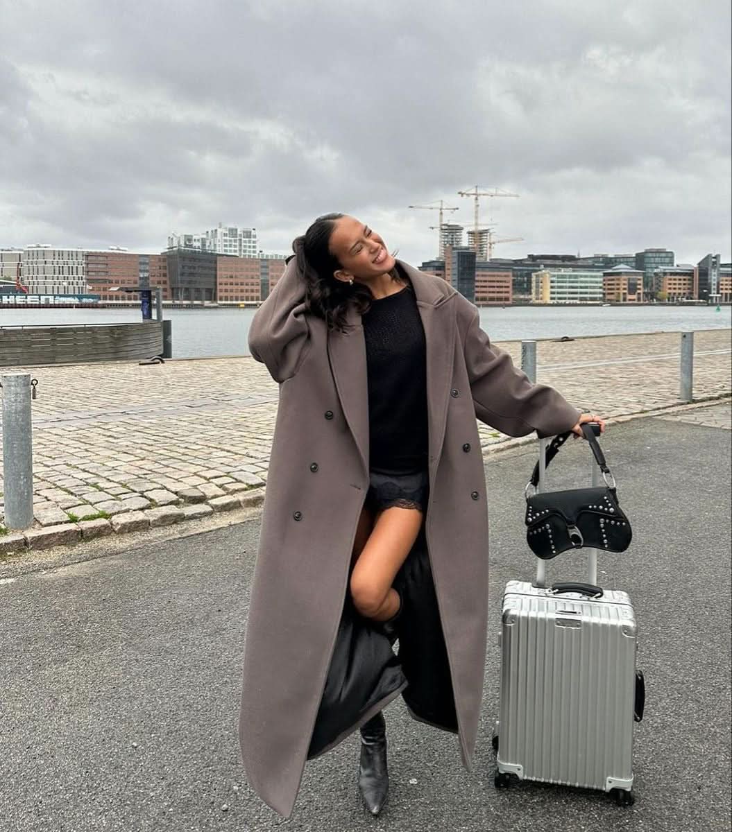 Classic Vintage Coat with a Flattering Fit