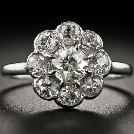 Crystalline Flower Ring