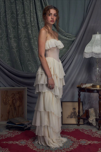 A Vintage Style Dress with Delicate Timeless Details
