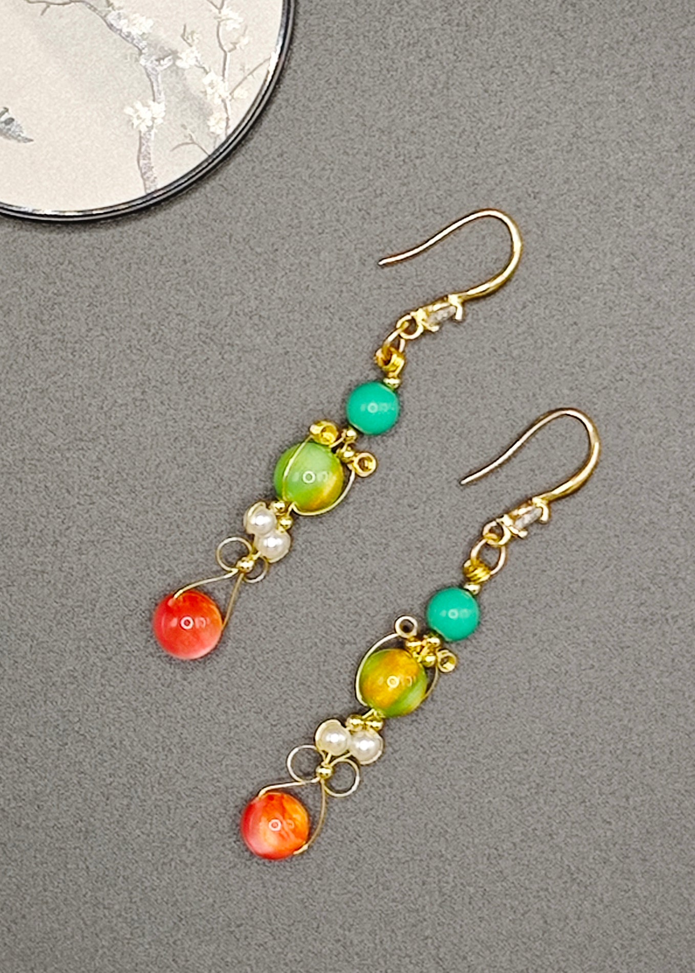 Original Design Fine Crystal Style Drop Earrings