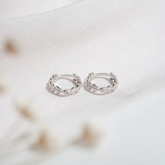Silver Leaf Earrings