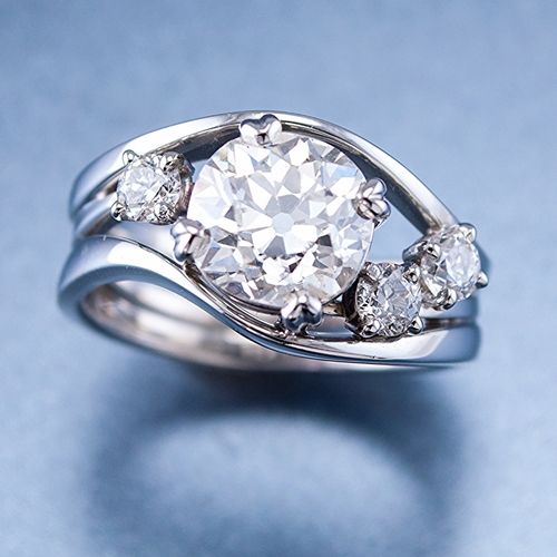 Silver Diamonds Ring
