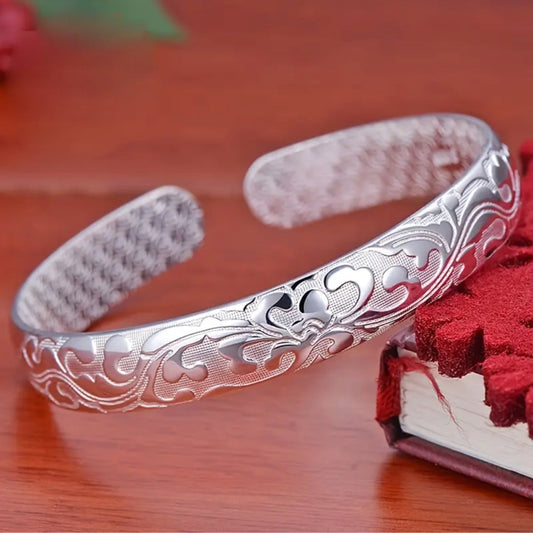 Open Silver Bracelet