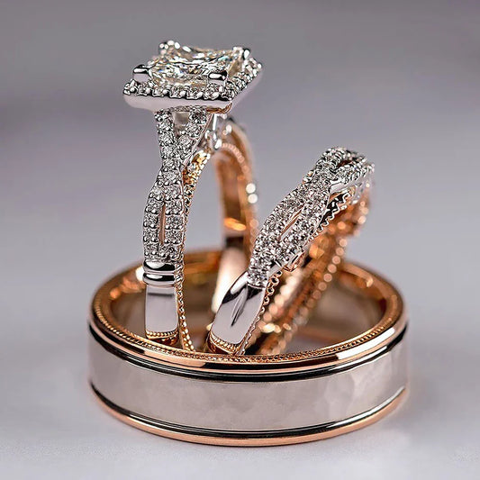 Zirconia Rose Gold Ring