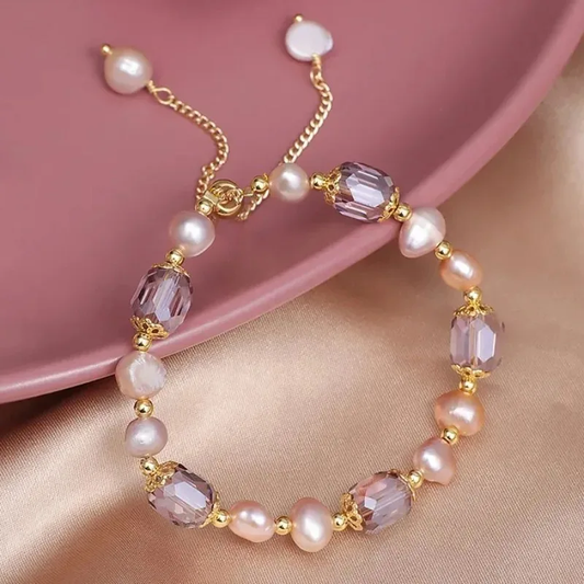 Purple Pearl Bracelet