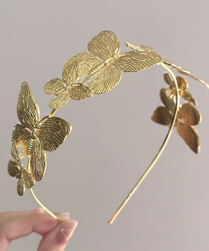 Gold Metal Butterfly Hairpin