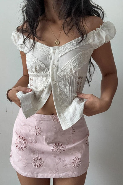 A Vintage Style Top with Delicate Timeless Details