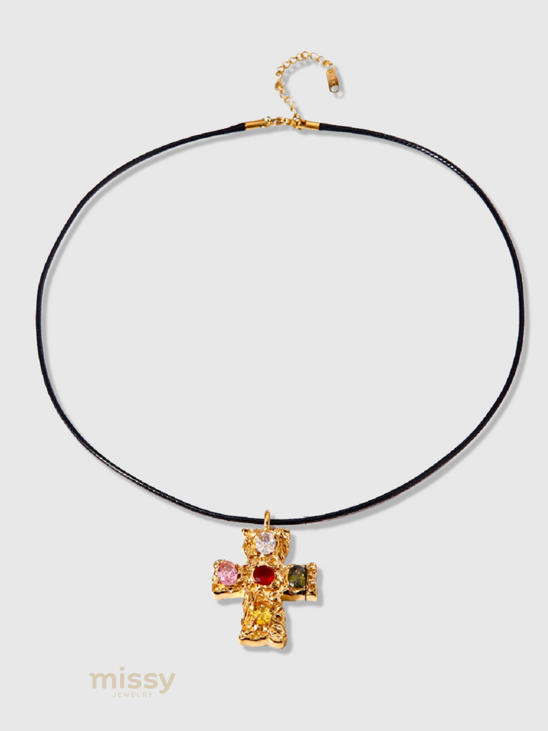 Bryce Crystal Pendant Necklace
