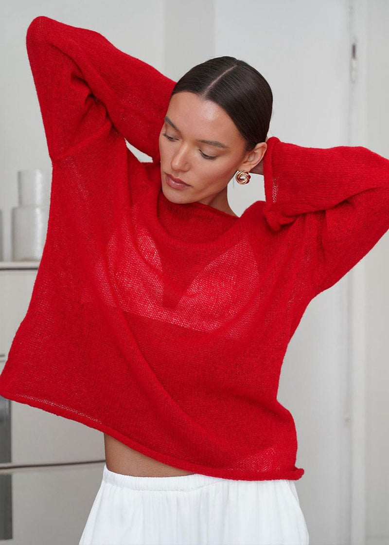 A Vintage Style Sweater with Delicate Timeless Details