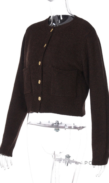 A Vintage Style Cardigan with Delicate Timeless Details