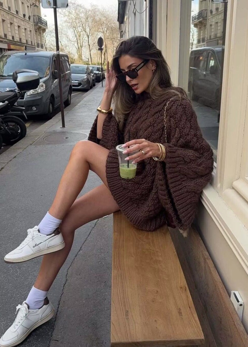 A Vintage Style Sweater with Delicate Timeless Details