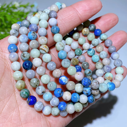6-8mm Malachite Crystal Healing Bracelet for Balance
