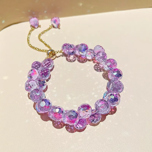 Purple Crystals Bracelet