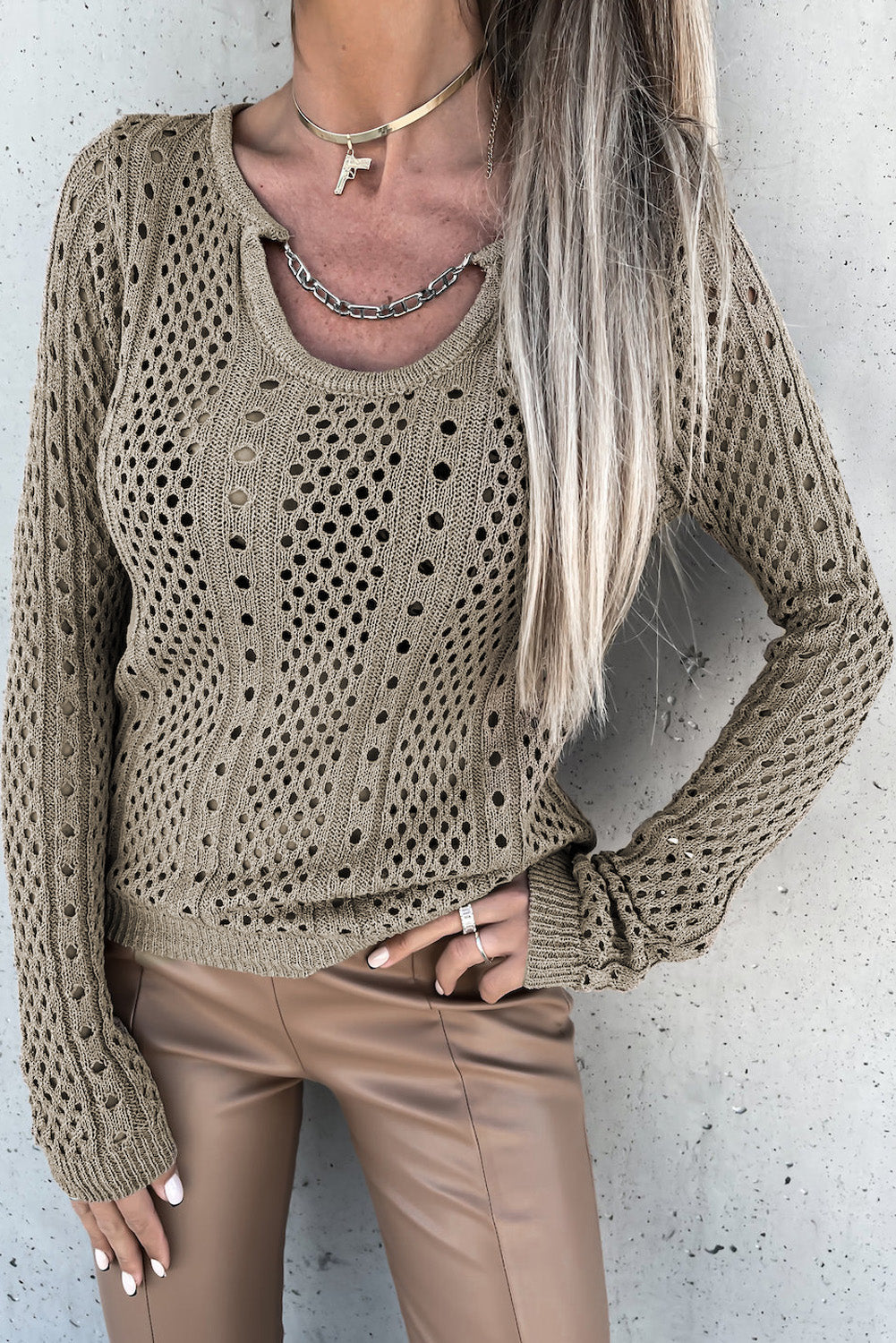 Gracefully Designed Sweater