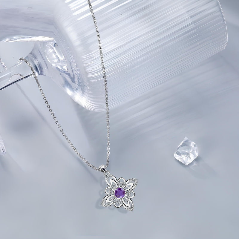 Amethyst Blossom Goddess Necklace