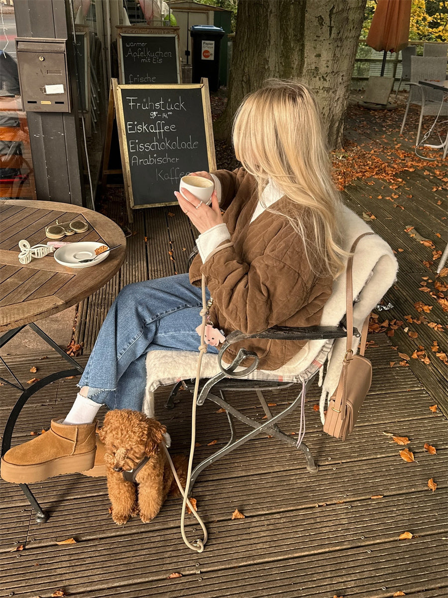 A Vintage Style Jacket with Delicate Timeless Details