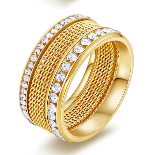 Golden Bright Ring Set
