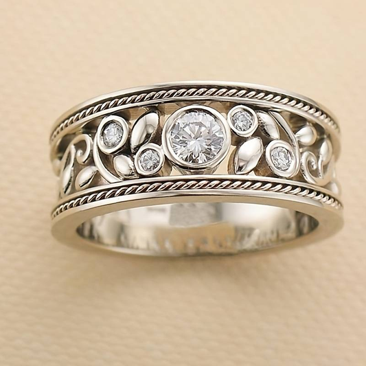 Silver & Zirconia Ring