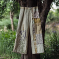 Women's Floral Patch Linen Comfort Casual Pants elevenforest