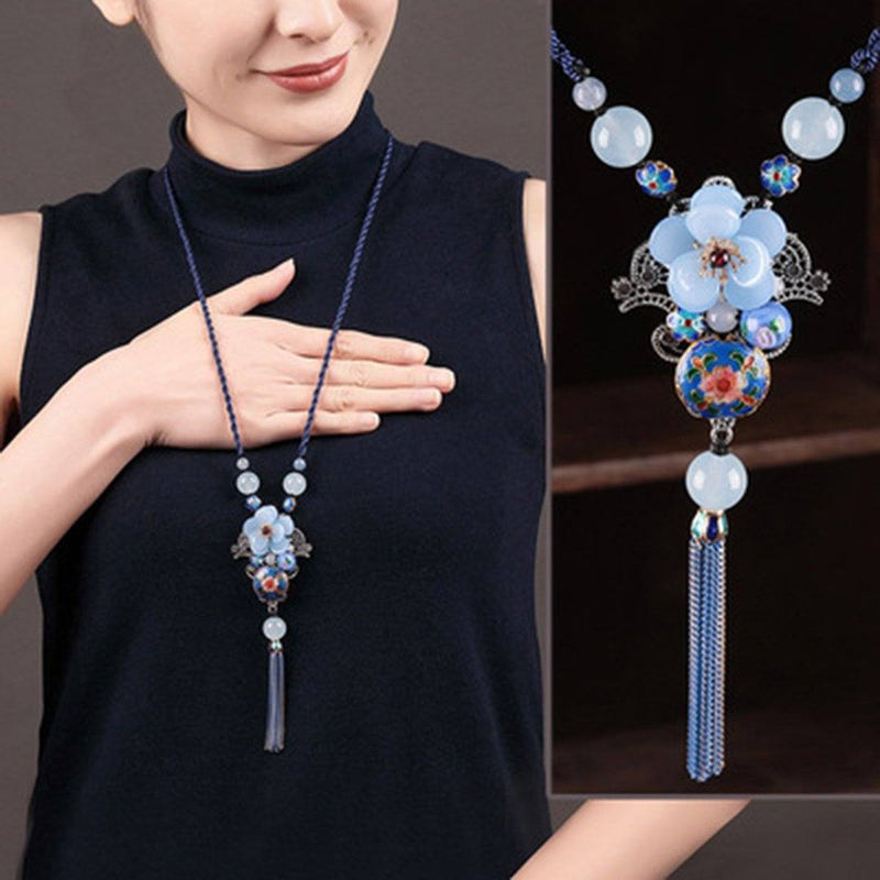 Retro Ornament Chain Simple Pendant Accessories Necklace