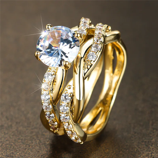 Sparkling Ring Set