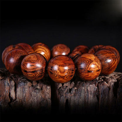 Rosewood Spiritual Bracelet 12mm for Warmth and Calm