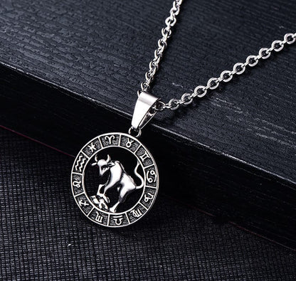 Celestial Zodiac Amulet Necklace